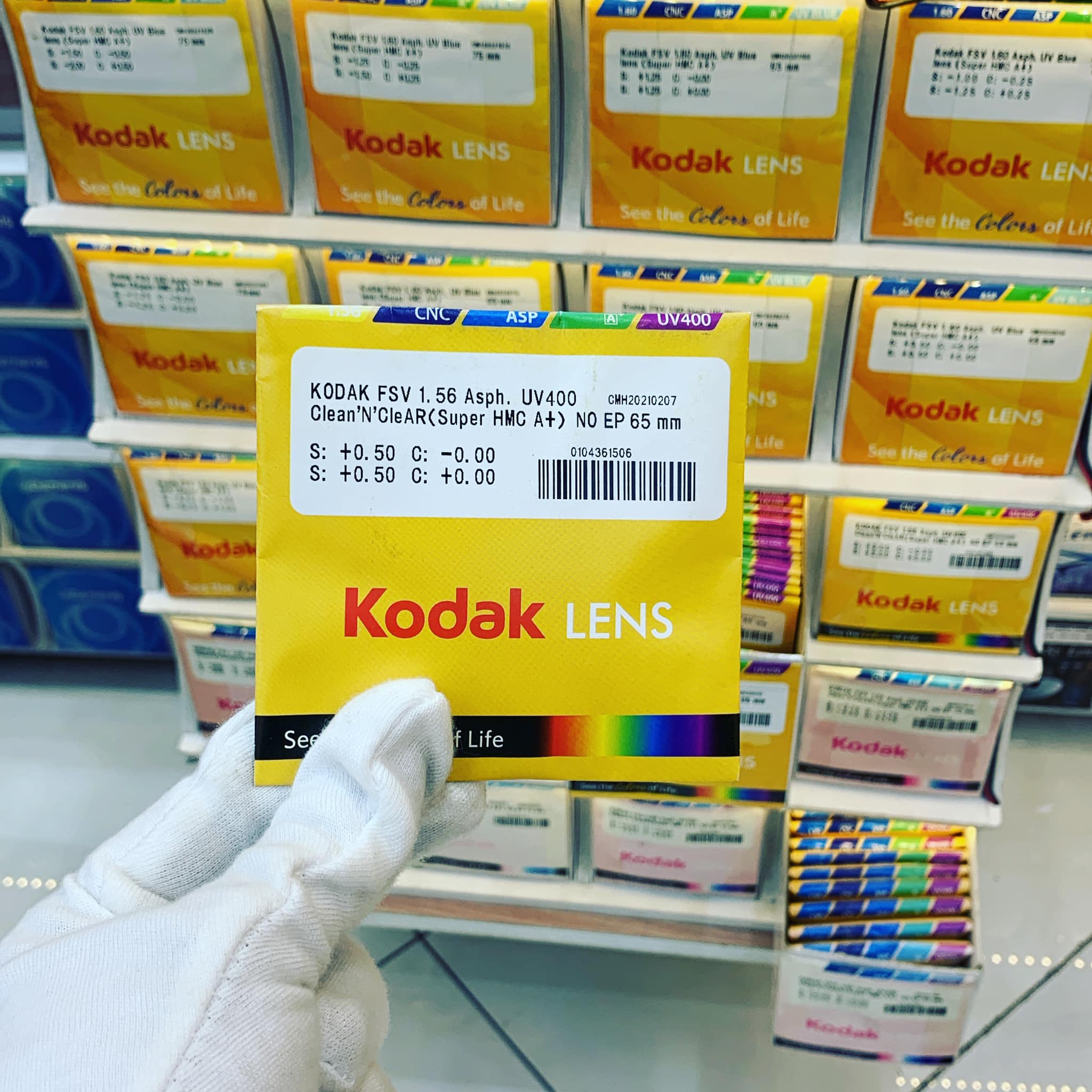 Tròng Kodak UV400 Clean&Clear 1.56 — Ảnh nhỏ 5
