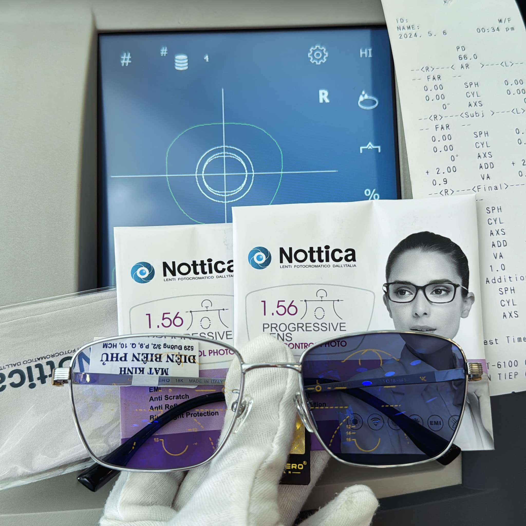 ASX NOTTICA 1.56 Progressive Color Changing Lenses — Thumbnail 4