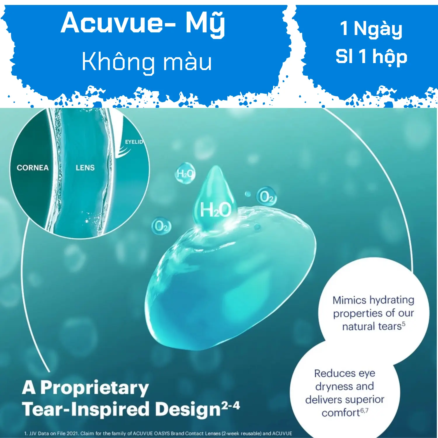 ACUVUE OASYS 1-Day with HydraLuxe Technology — Image 1