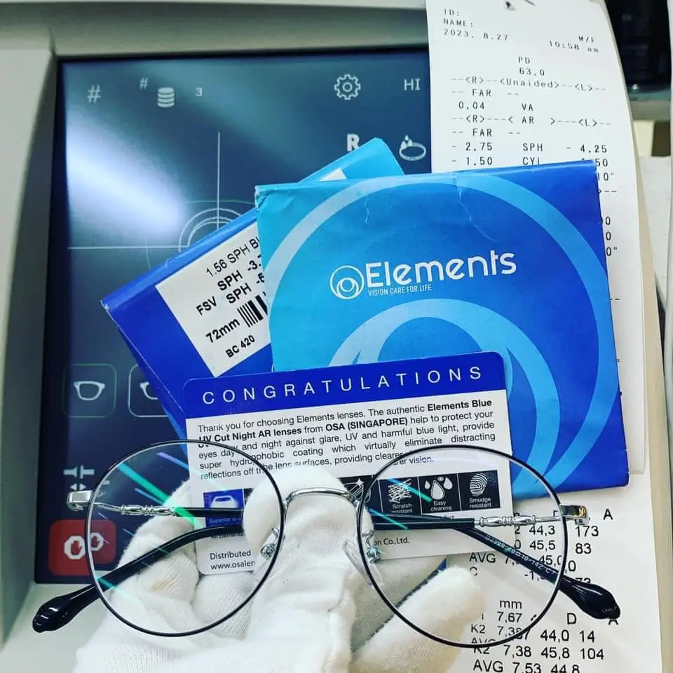 Tròng Elements UV Blue Cut 1.56 — Ảnh nhỏ 2