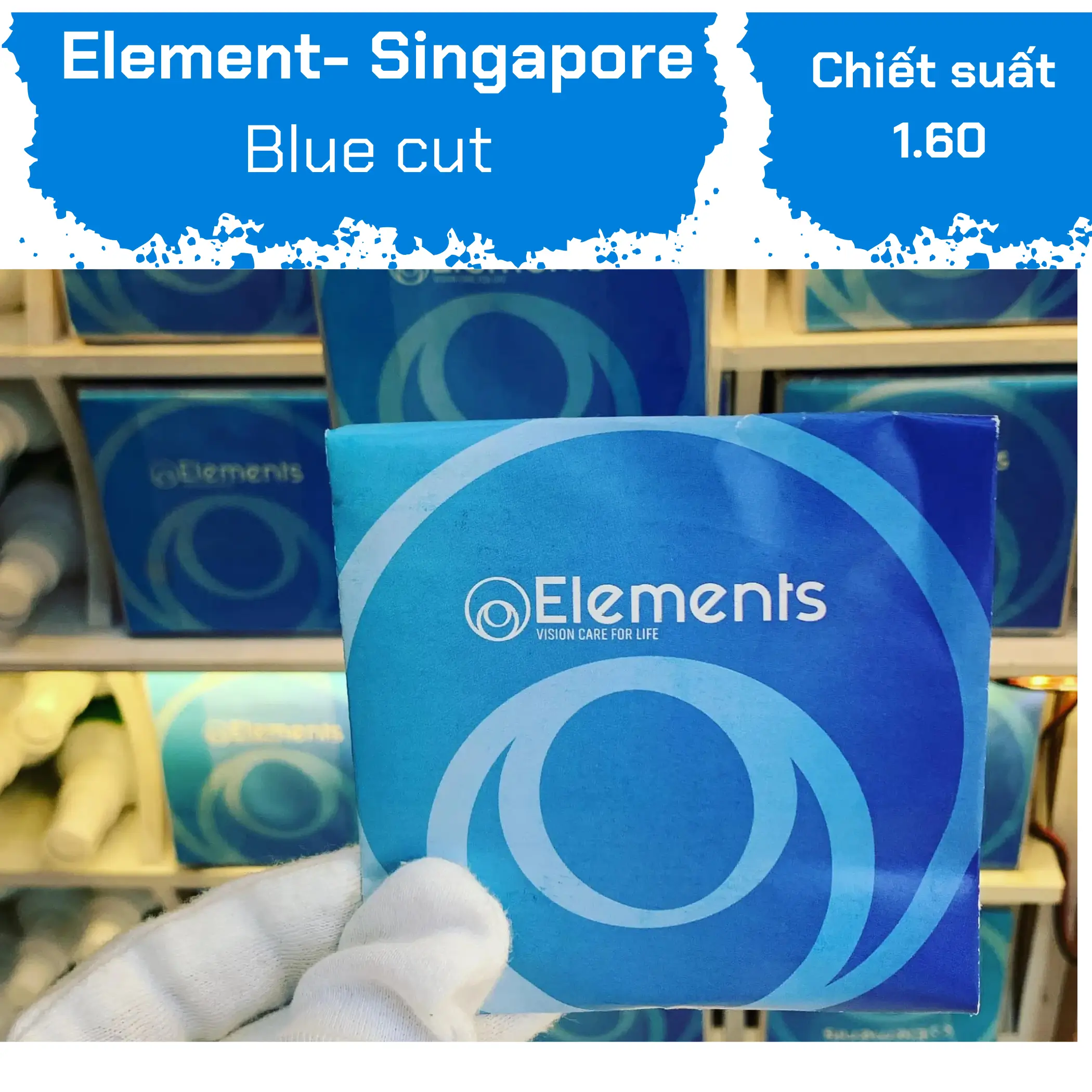 Elements UV Blue Cut 1.60 Lens — Image 1