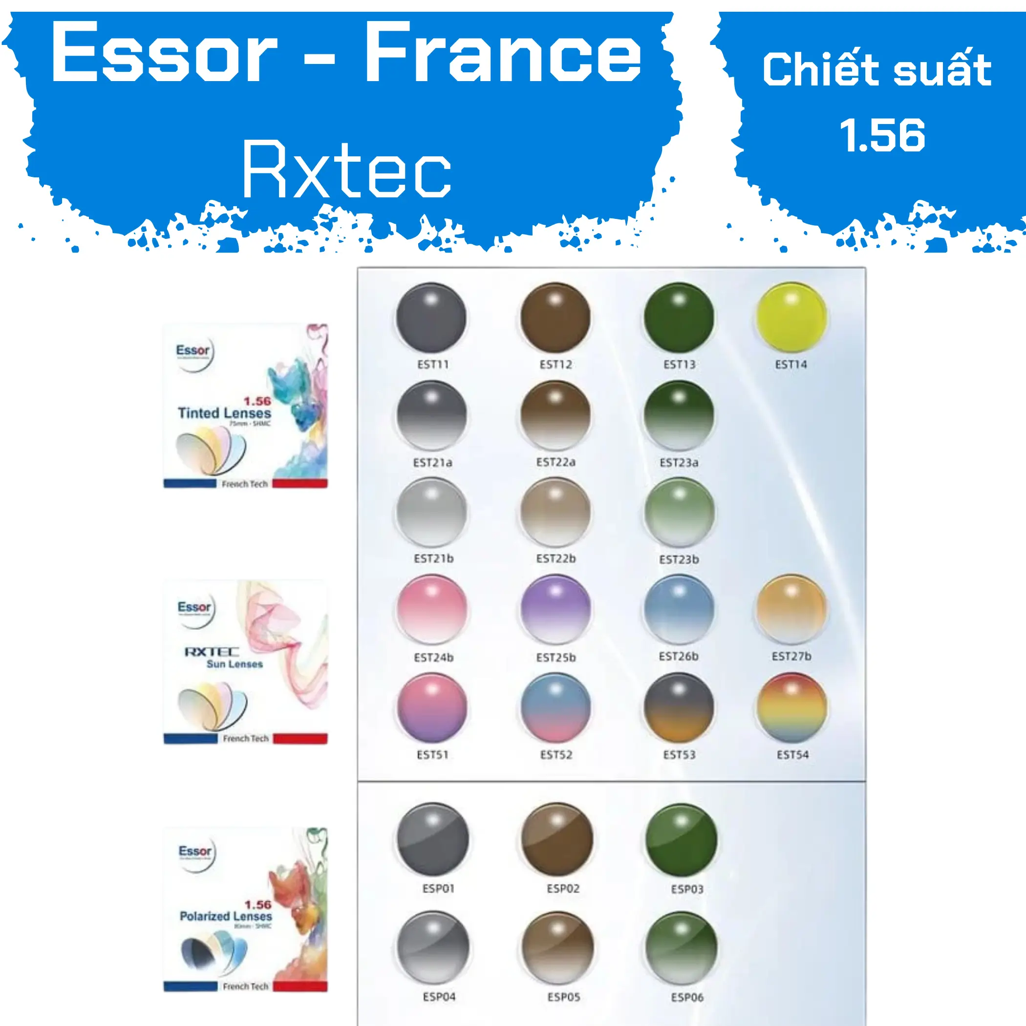 Essor ES RXTEC Series Tinted Lenses 1.56 — Image 1