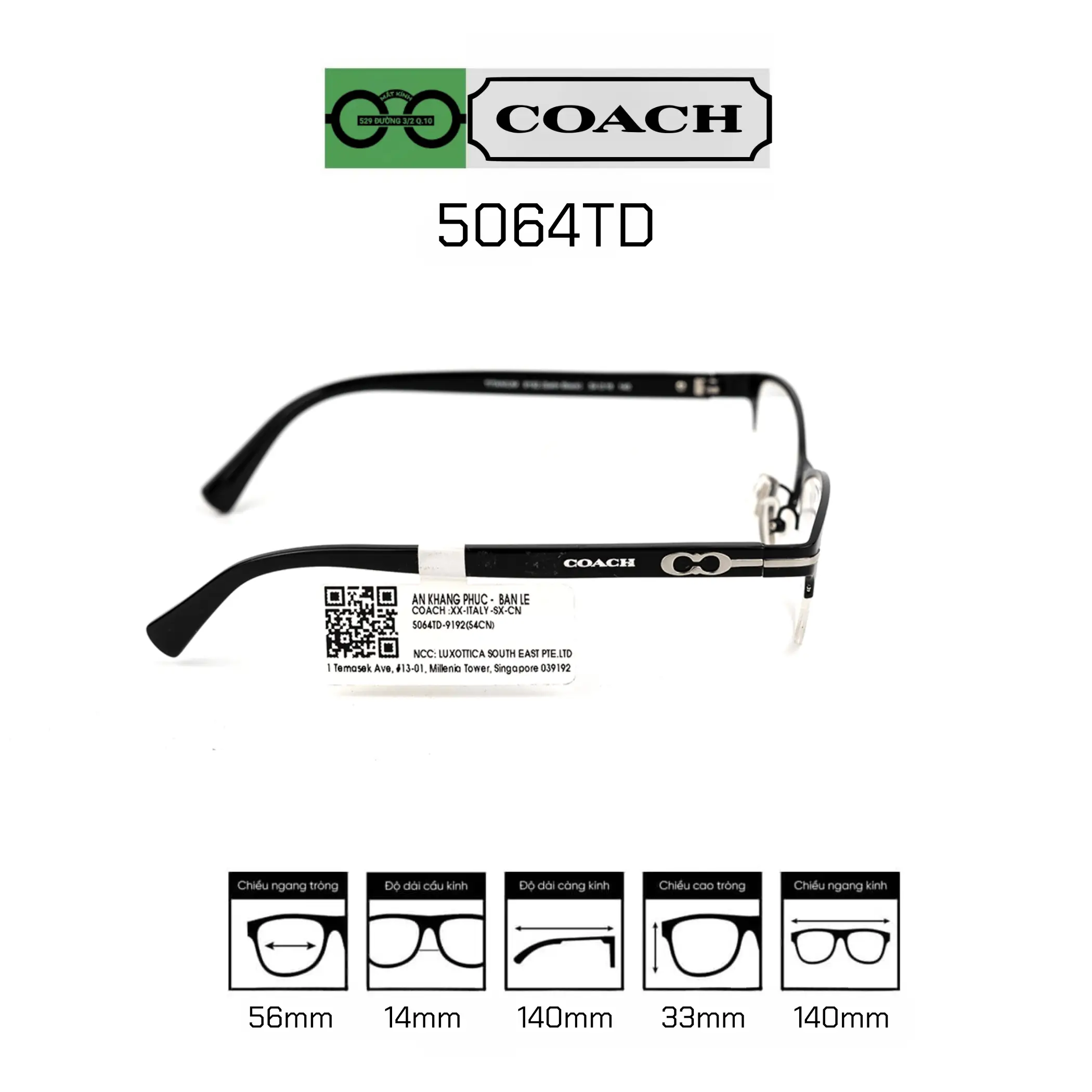 Gọng Kính Coach 5064TD — Ảnh nhỏ 3