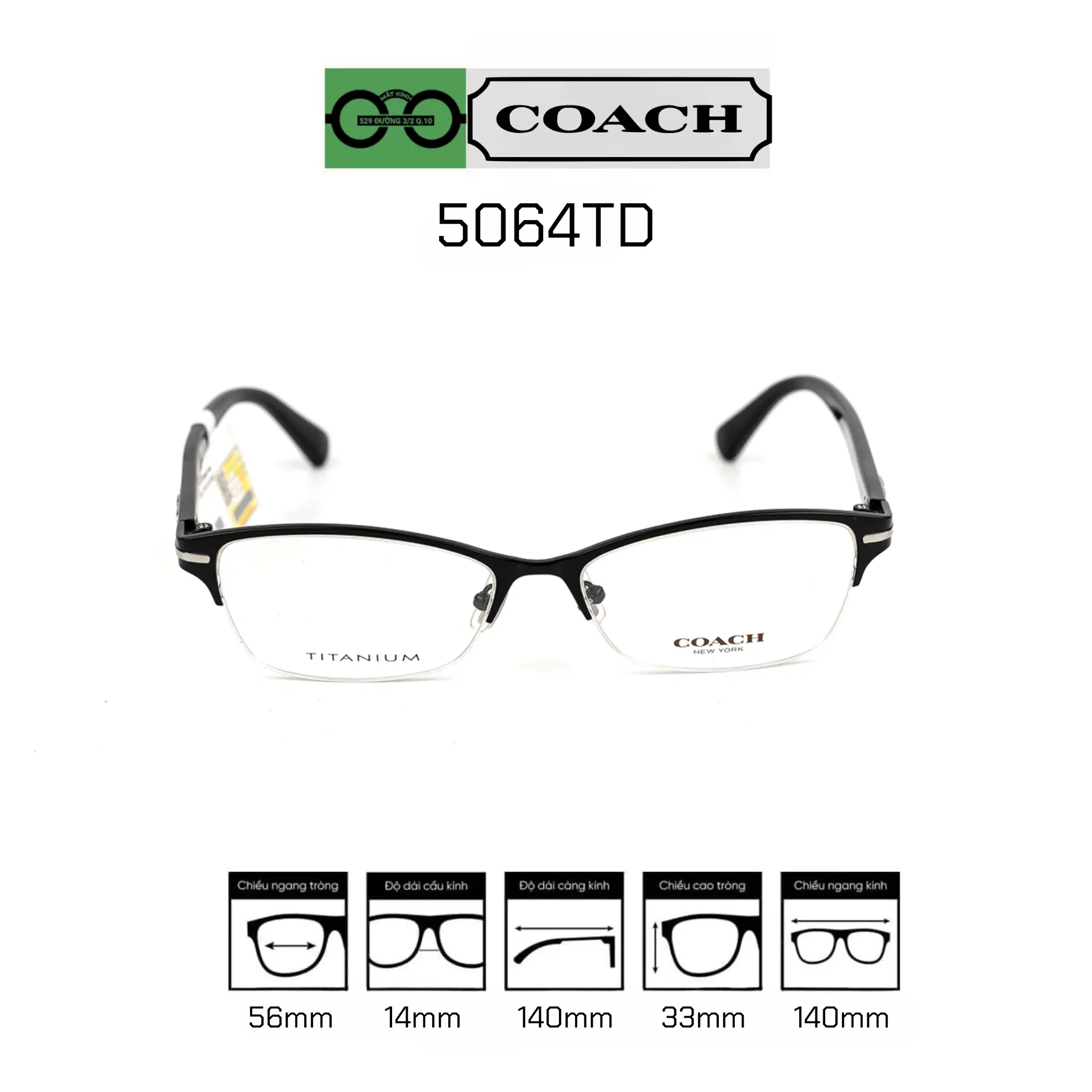 Gọng Kính Coach 5064TD — Ảnh nhỏ 2