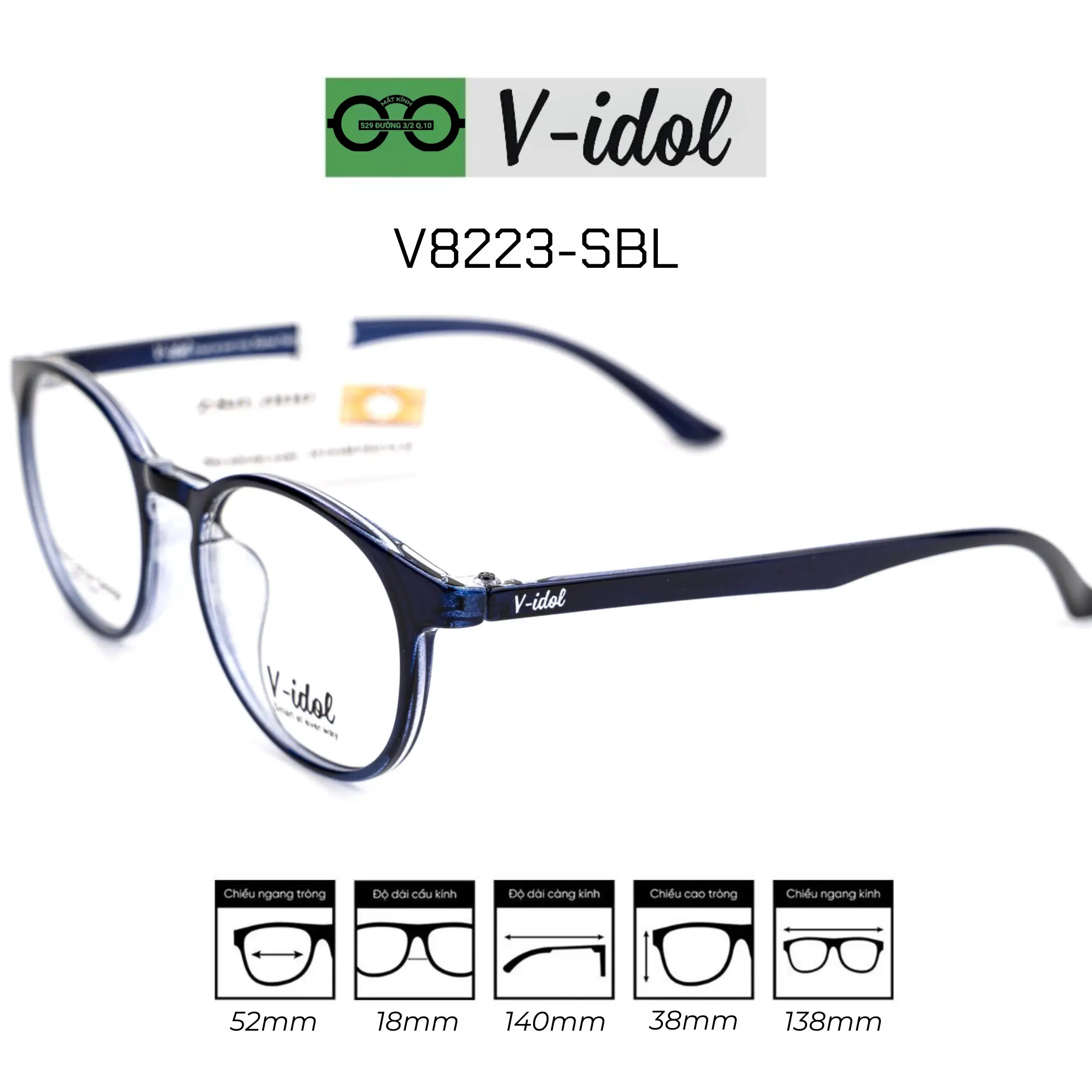 V-Idol V8223 Eyeglass Frame — Thumbnail 4