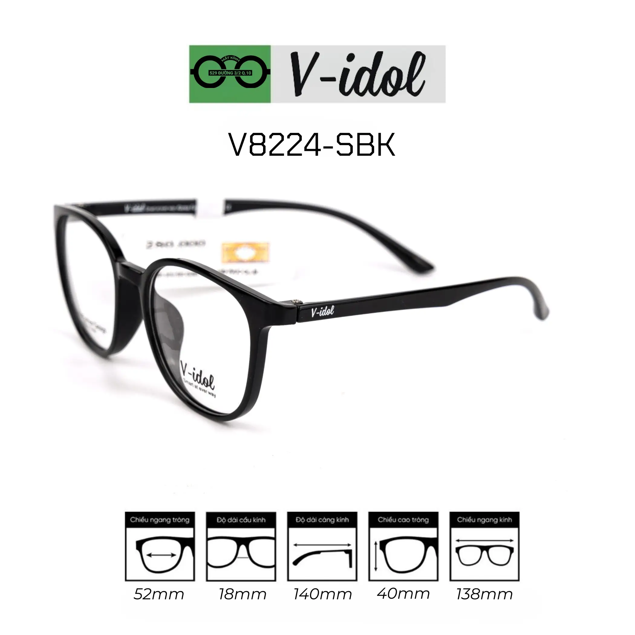 Gọng kính V-Idol V8224 — Ảnh nhỏ 6