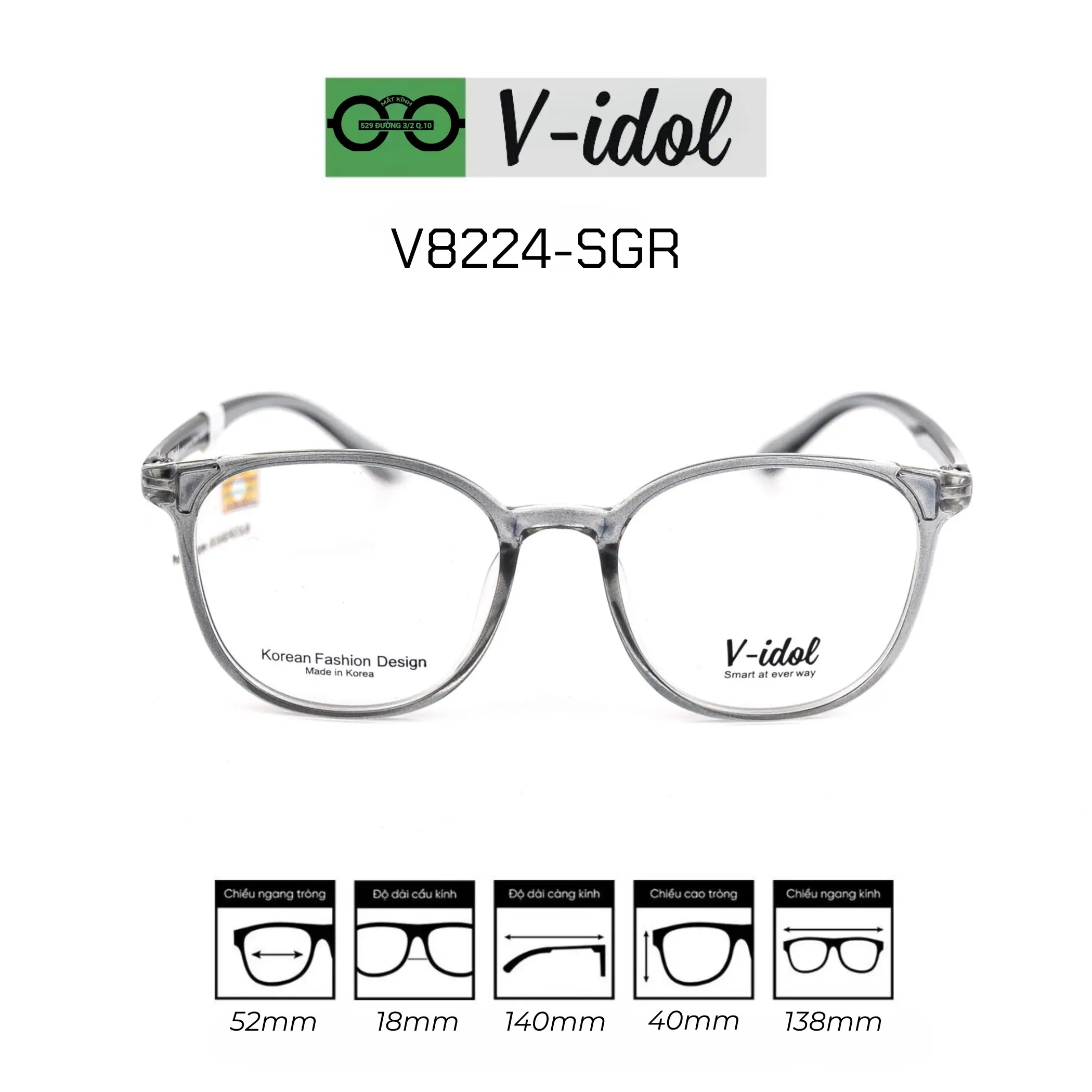 Gọng kính V-Idol V8224 — Ảnh nhỏ 5