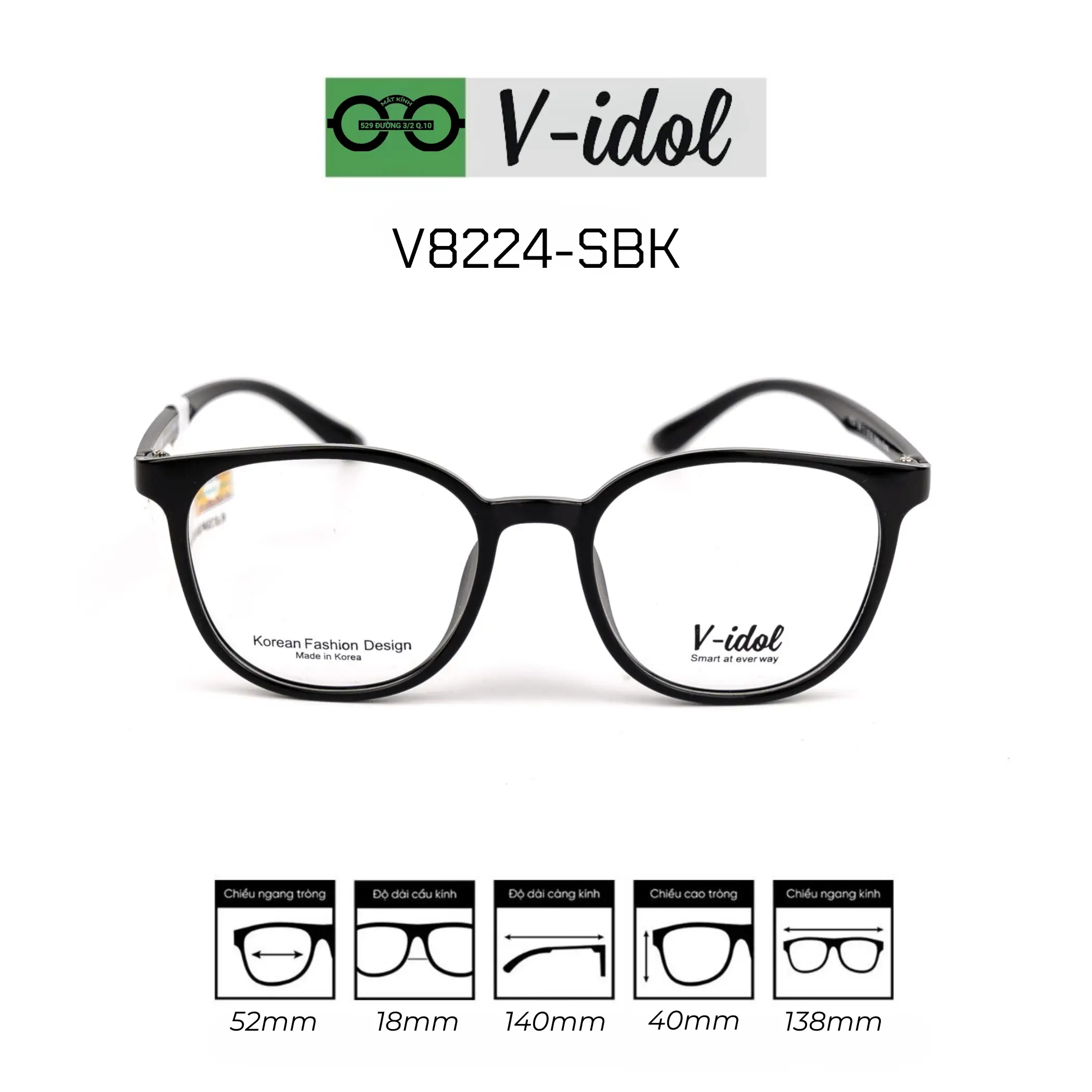 Gọng kính V-Idol V8224 — Ảnh nhỏ 2