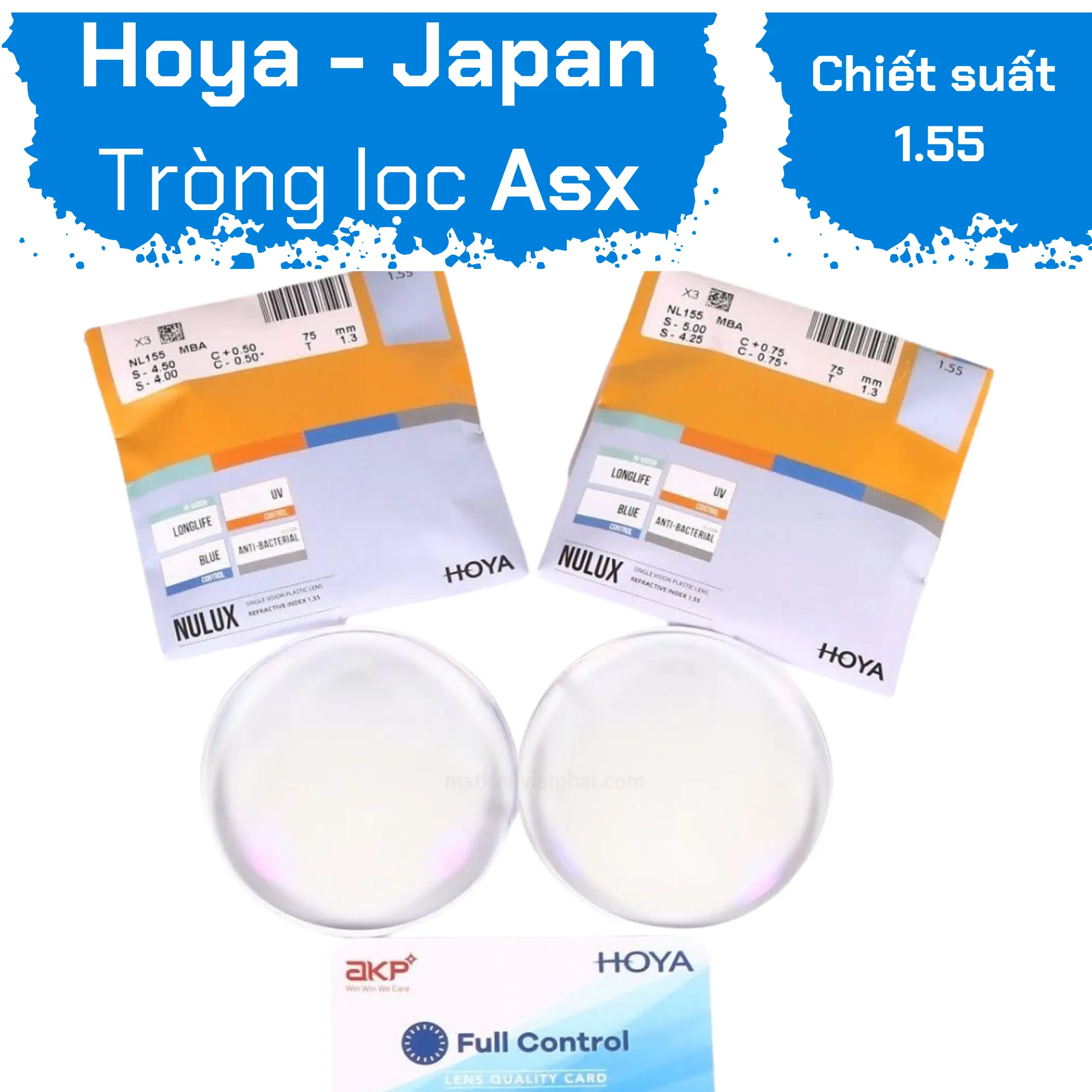 HOYA Nulux Full Control 1.55 Lenses — Image 1