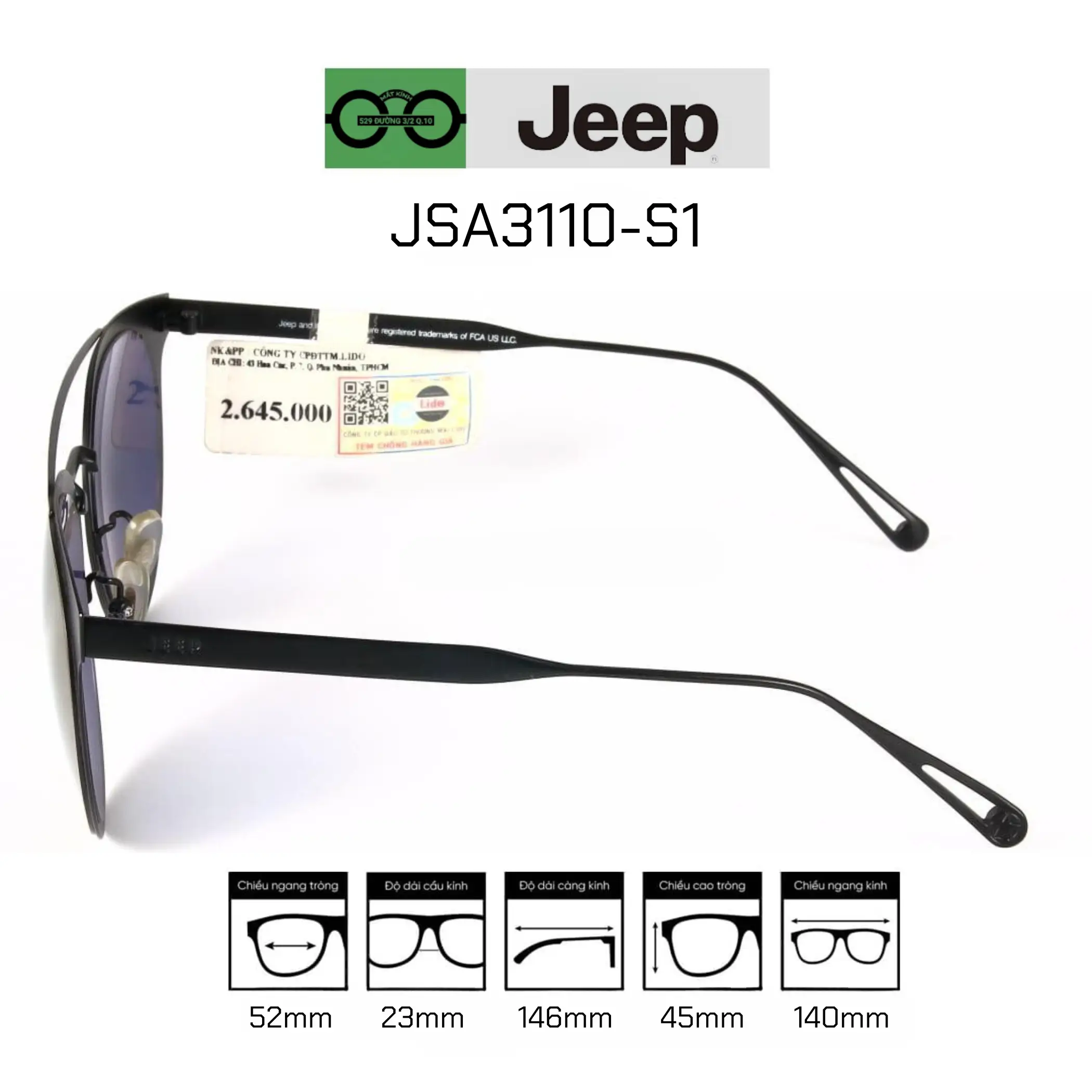 Kính mát JEEP JSA3110-S1 — Ảnh nhỏ 2