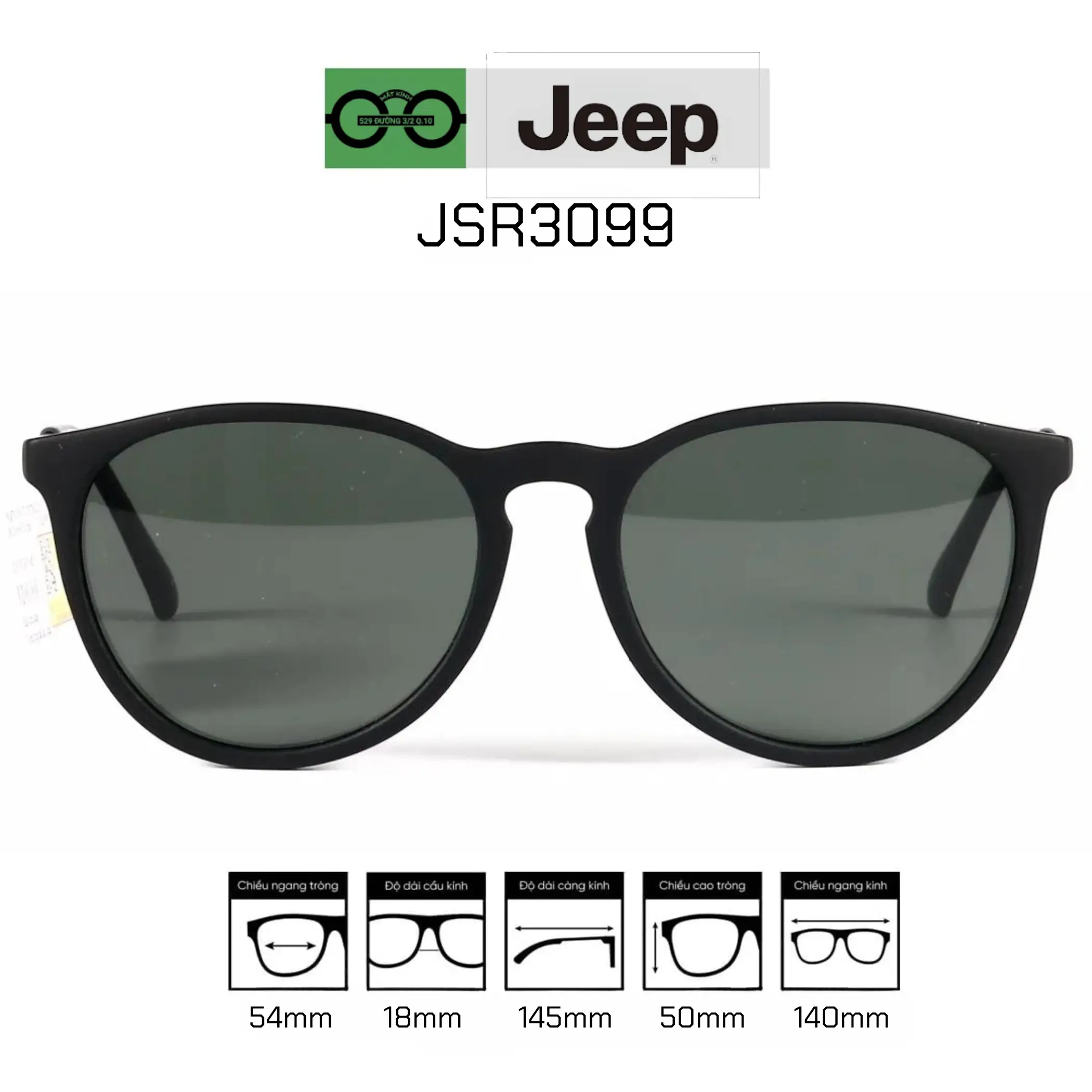 Kính mát  Jeep JSR3099 — Hình 1