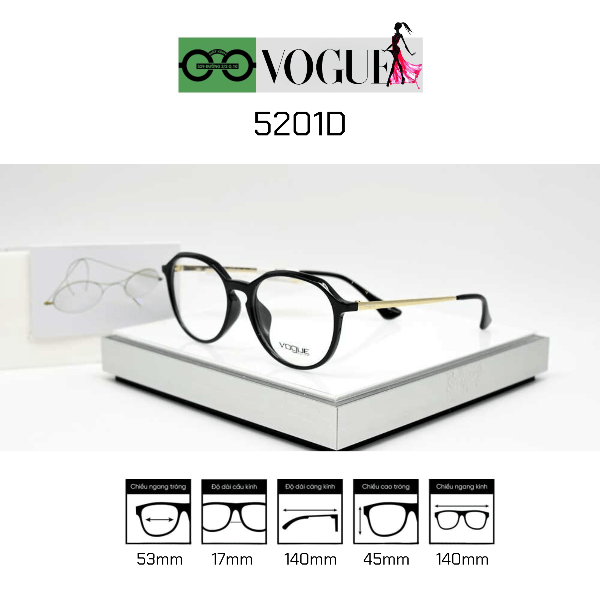 Gọng Kính Vogue VO5201 D-W656 — Hình 1