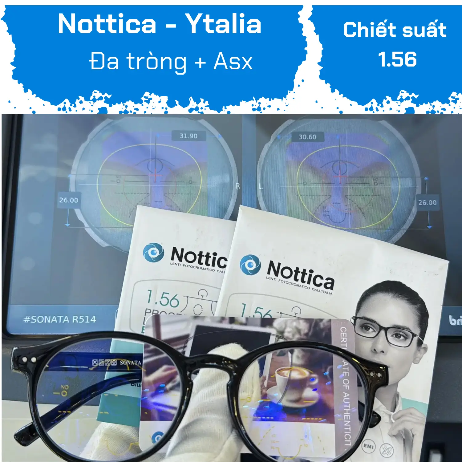 ASX NOTTICA 1.56 Progressive Multifocal Lens — Image 1