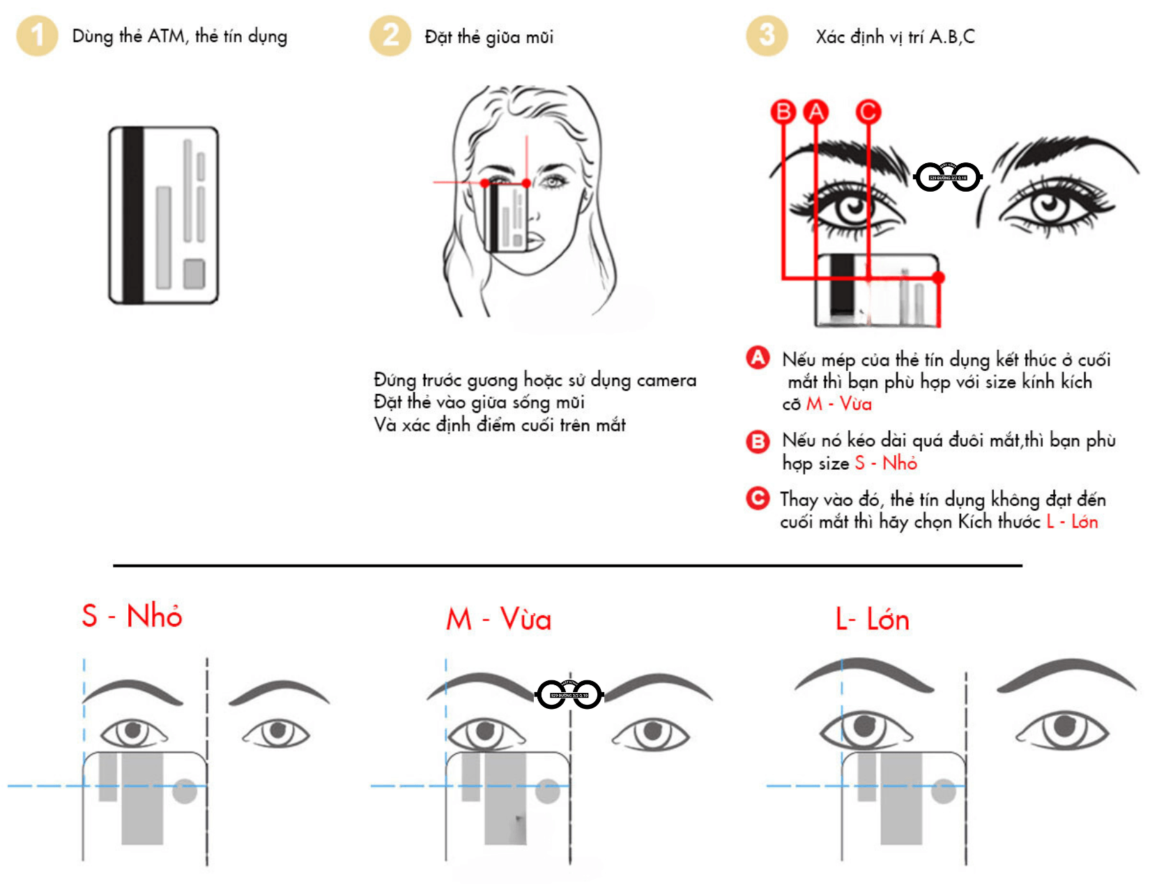 Mẹo xác định size kính