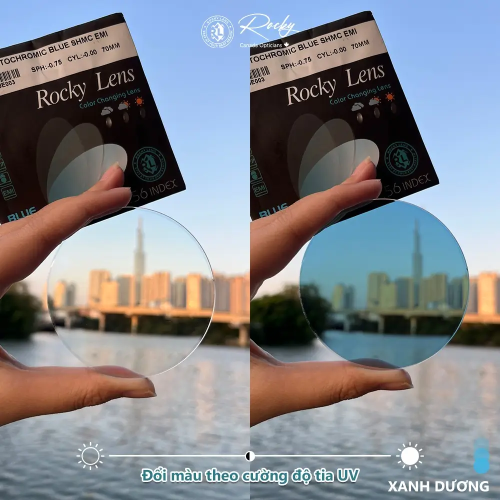 Tròng kính đổi màu Trendy Rocky Photochromic — Ảnh nhỏ 4