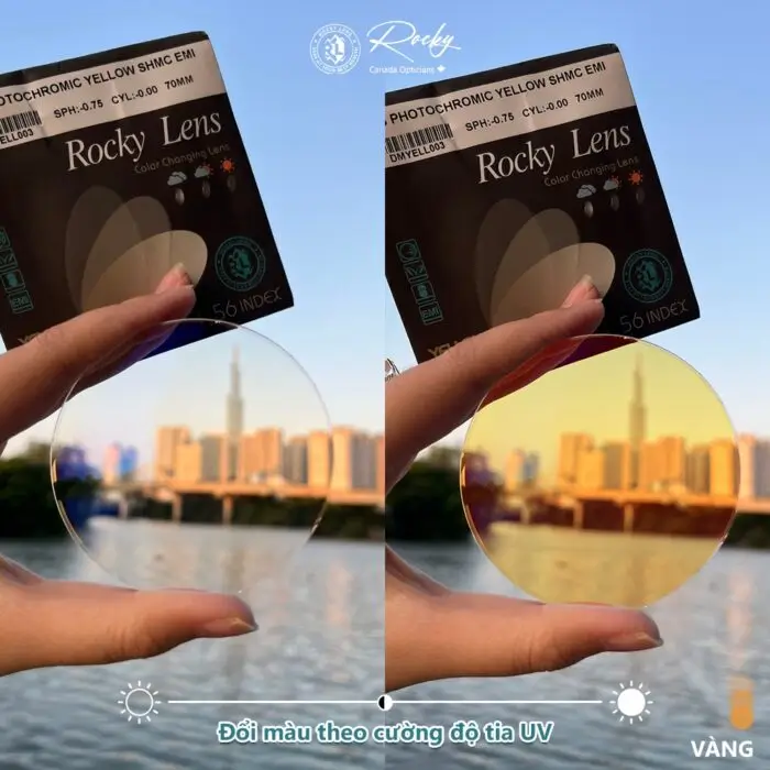 Tròng kính đổi màu Trendy Rocky Photochromic — Ảnh nhỏ 3