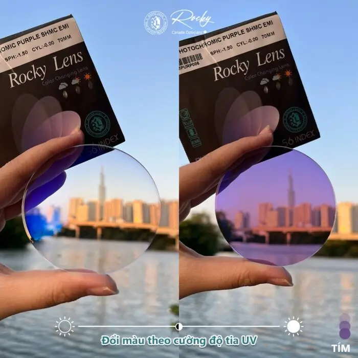 Tròng kính đổi màu Trendy Rocky Photochromic — Ảnh nhỏ 2