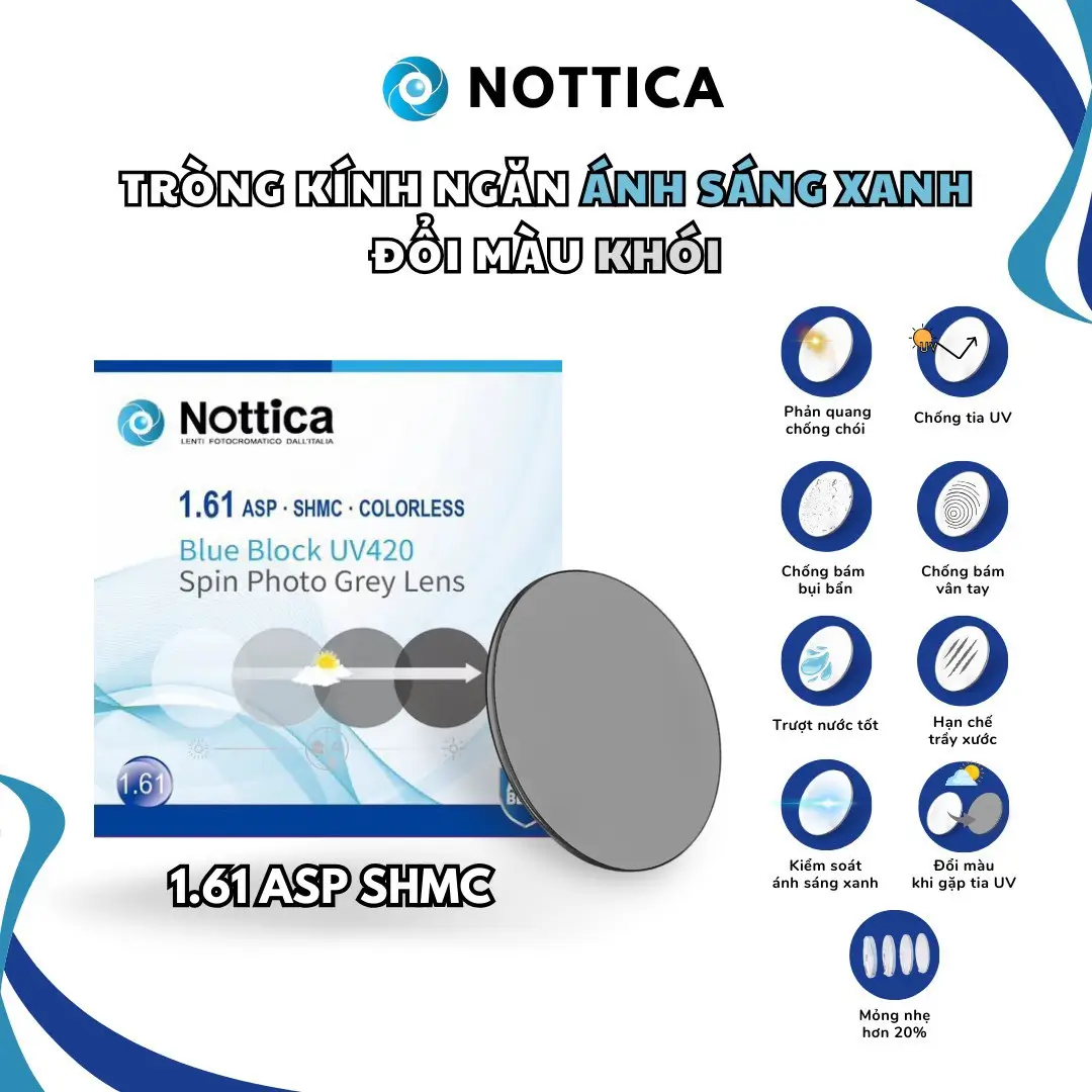 Nottica Smoke Color Changing Lens 1.61 — Thumbnail 2