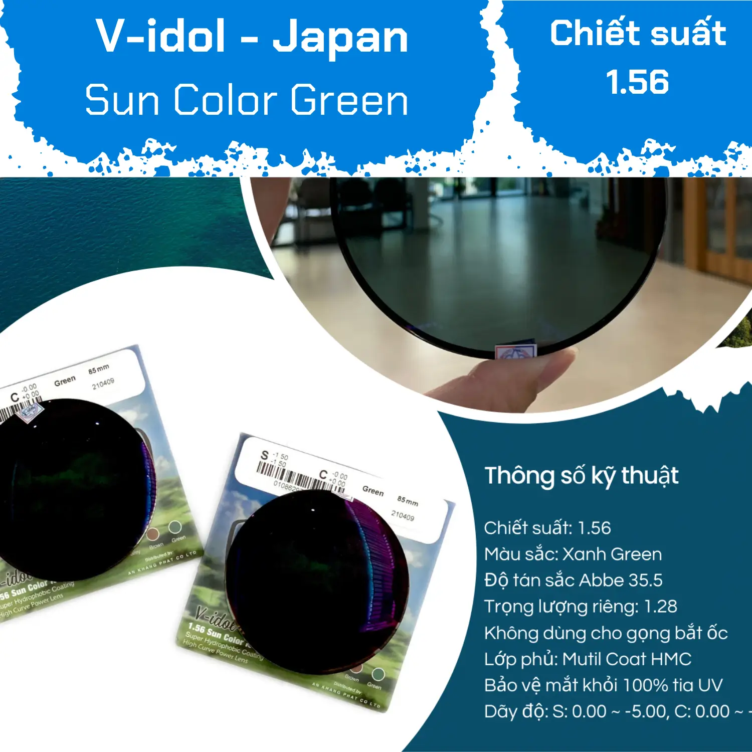 V-idol High Curve Sun Color/ Green — Ảnh nhỏ 4