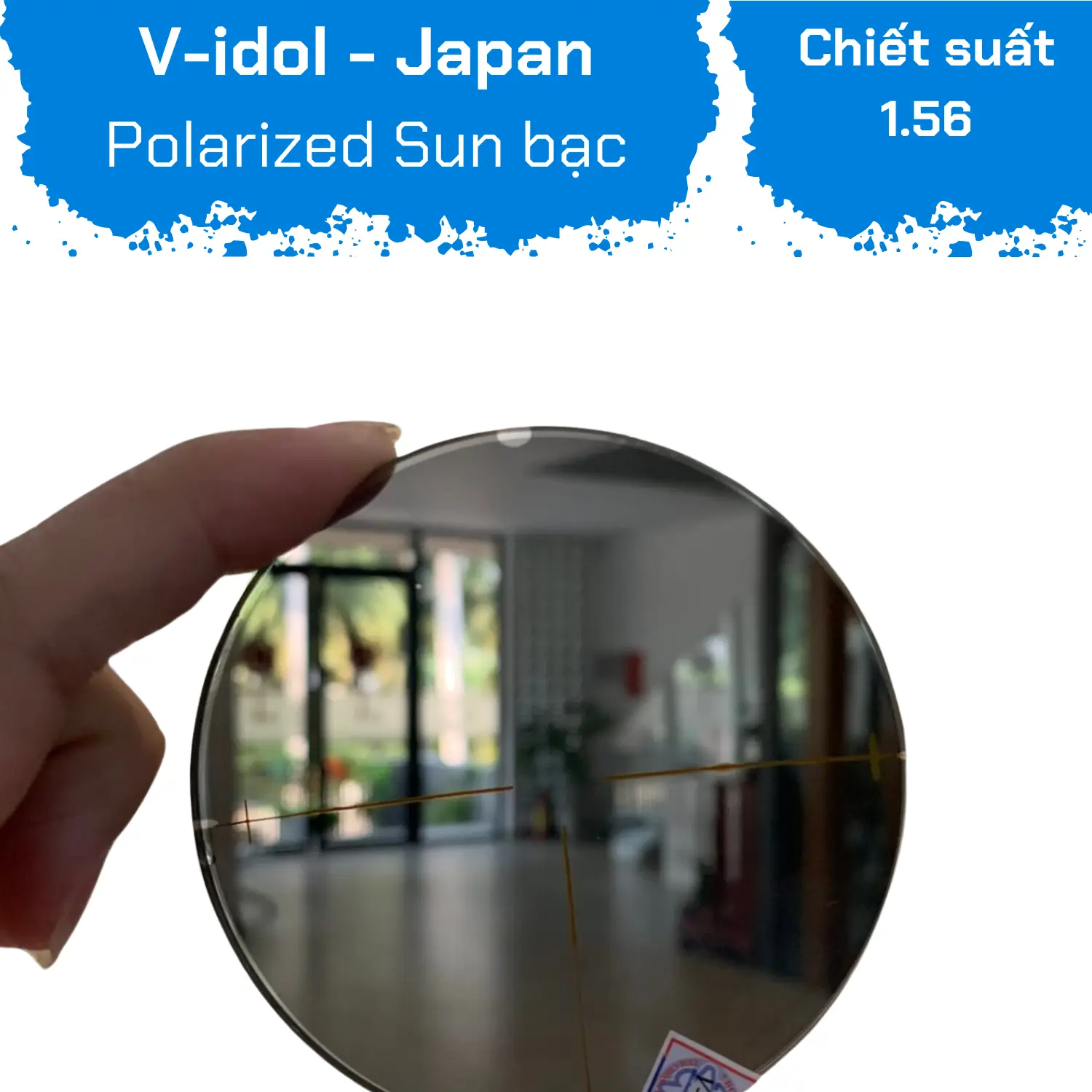 V-idol Polarized Sun Color/ Grey Sliver Mirror — Hình 1