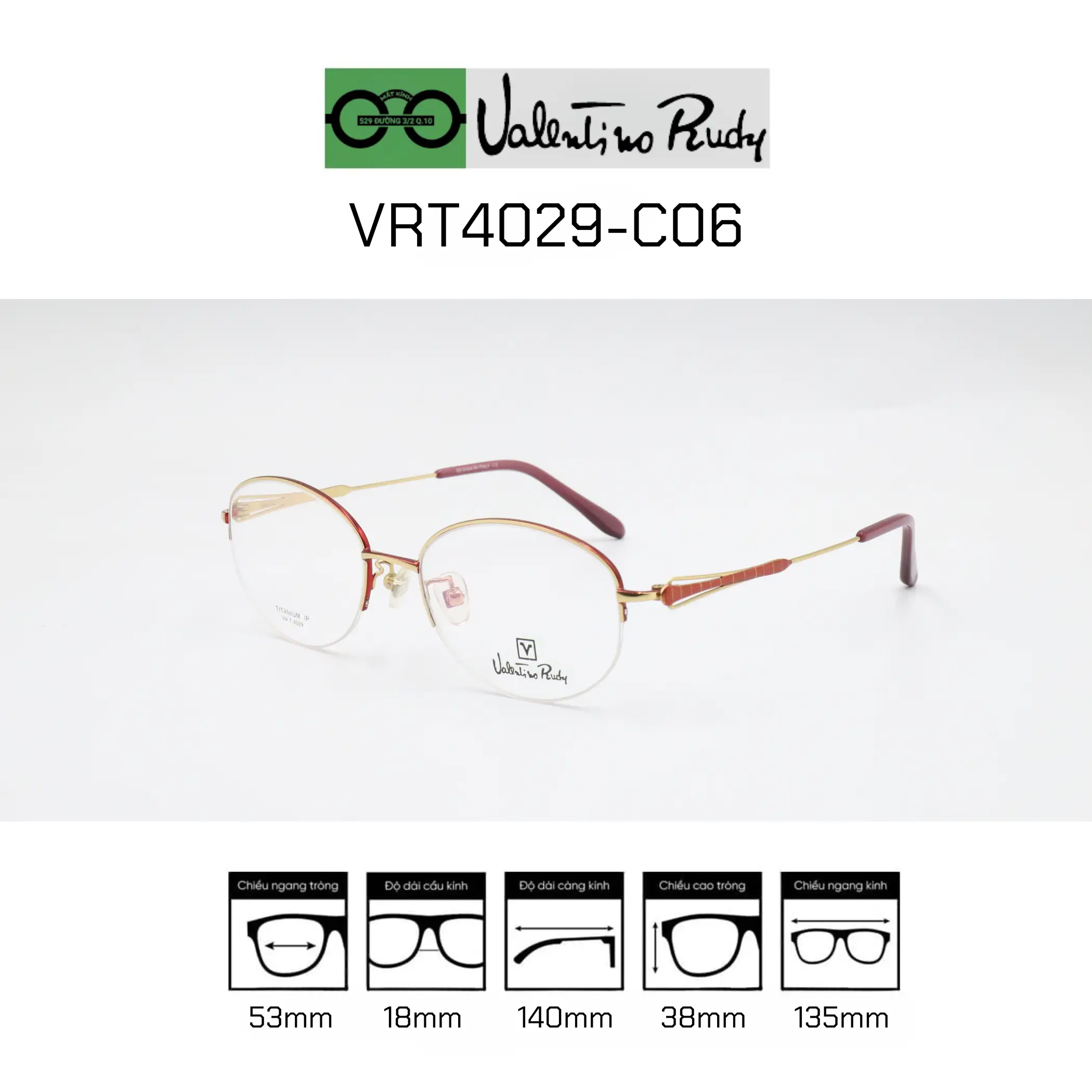 Valentino Rudy Eyeglasses Frame 0VRT4029 C6.C — Image 1