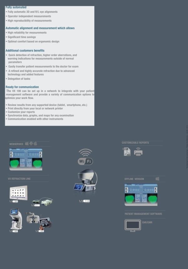 Visionix VX110 multi diagnostic thiết bị đo mắt tối tân nhất của pháp - Hình ảnh 7