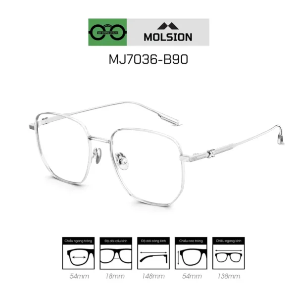 Gọng Molsion MJ7036-B90