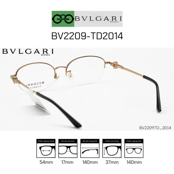 Gọng Kính Nữ BVLGARI BV2209 T-D-2014 - Hình ảnh 2