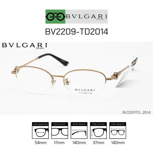 Gọng Kính Nữ BVLGARI BV2209 T-D-2014