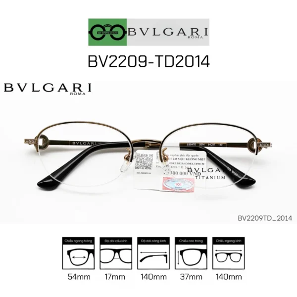 Gọng Kính Nữ BVLGARI BV2209 T-D-2014 - Hình ảnh 3