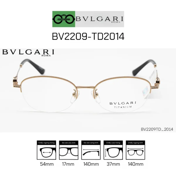 Gọng Kính Nữ BVLGARI BV2209 T-D-2014 - Hình ảnh 4