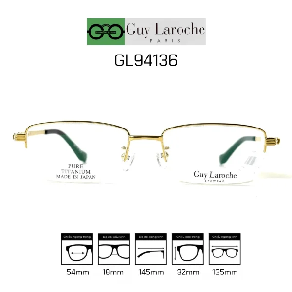 Gọng kính Guy Laroche Eyewear GL94136 chính hãng - Hình ảnh 2