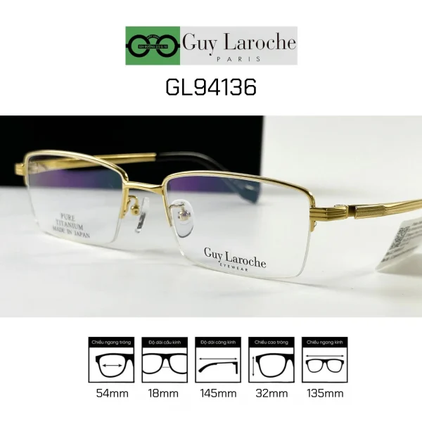 Gọng kính Guy Laroche Eyewear GL94136 chính hãng