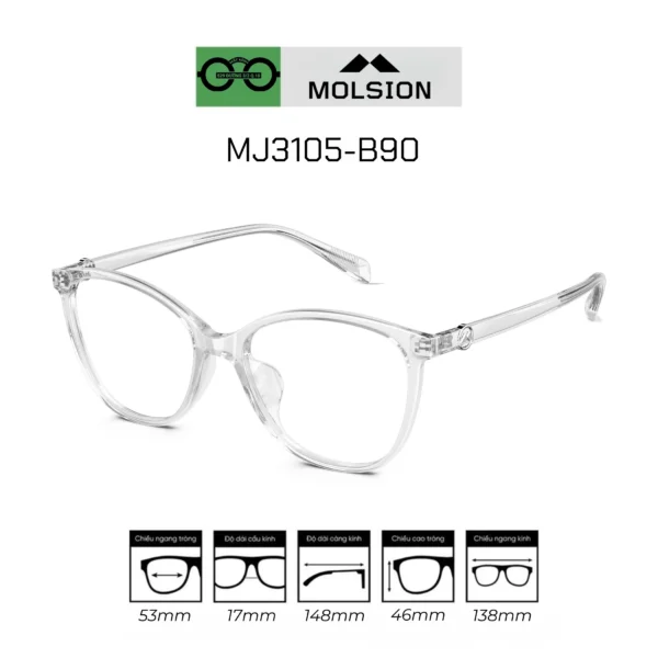 Gọng Molsion MJ3105-B90