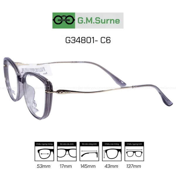 Gọng G.M.Surne G34801- C6