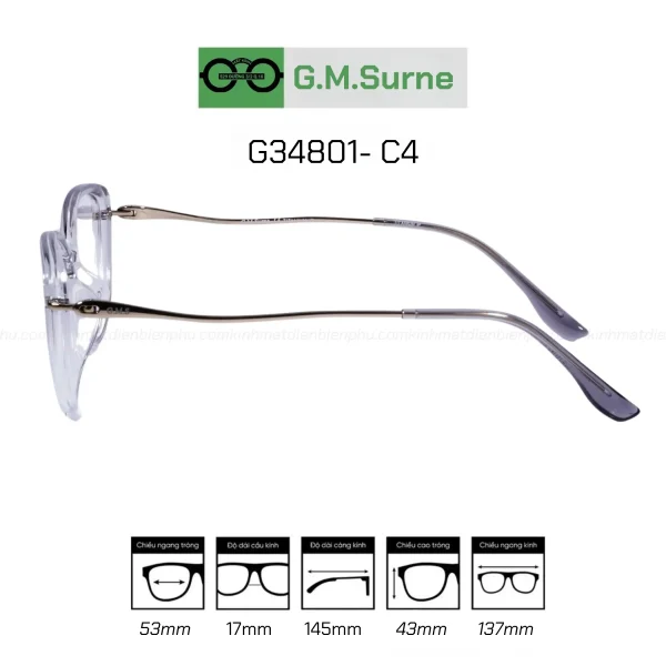 Gọng G.M.Surne G34801 - C4 - Hình ảnh 2