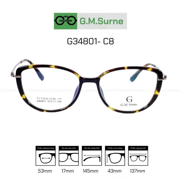 Gọng G.M.Surne G34801- C8 - Hình ảnh 3