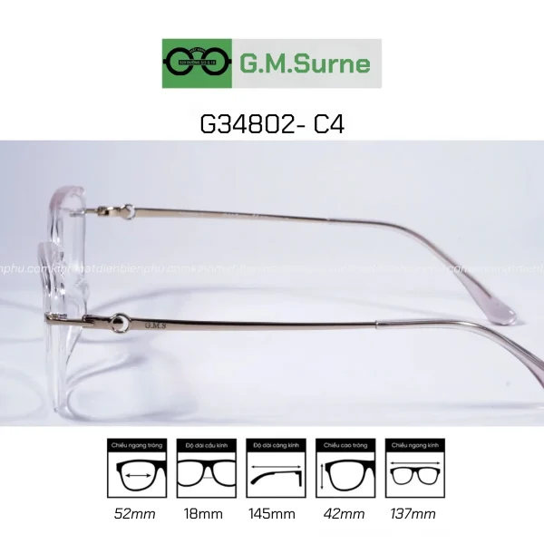 Gọng G.M.Surne G34802 - C4 - Hình ảnh 3