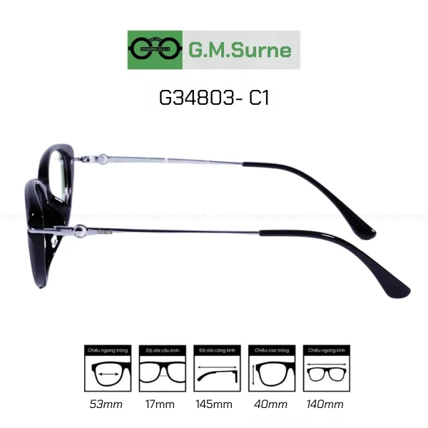 Gọng G.M.Surne G34803 - C1 - Hình ảnh 3