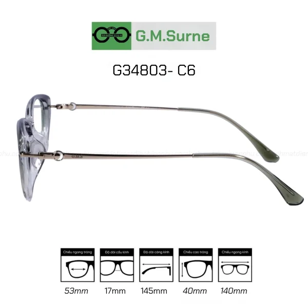 Gọng G.M.Surne G34803 - C6 - Hình ảnh 2